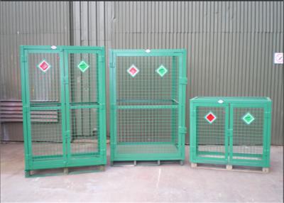 China Welded Galvanized Gas Cylinder Cages With Powder Coated For Industry           for sale