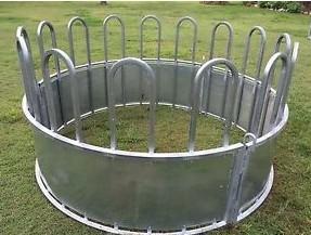 China Galvanized Steel Tube Material Cattle Corral Panels , Galvanized Hay Feeder For Sheep / Cattle for sale