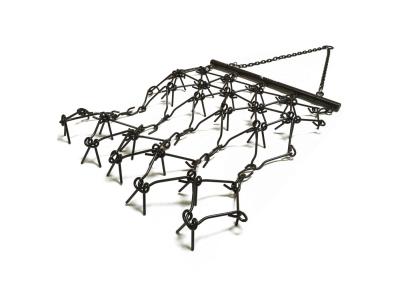 China Black Food Plot Drag Harrow 4' X 4' Size Atv Pull Behind Drag Harrow for sale