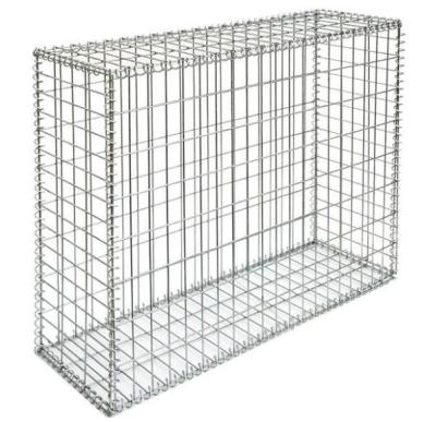 China Durable Welded Gabion Box , Silver Retaining Wall Cages Quick Installation for sale