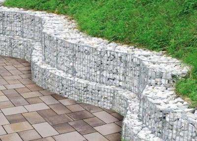 China Hoher dauerhafter Gabions-Maschendraht, Größe des Gabions-Wand-Bau-200x100x50cm zu verkaufen