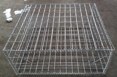 China 2*1*1 M Galvanized Welded Gabion Basket Boxes For Retaining Wall for sale