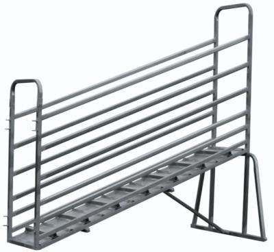 China Galvanized Adjustable Wire Cattle Panels , Durable Cattle Loading Ramp for sale