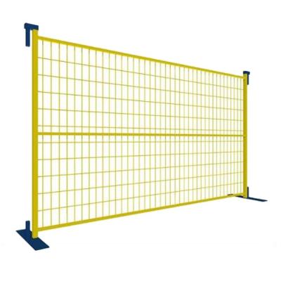 China 6'*9.5' PVC Coated Portable Fence Panels , Temporary Construction Fence Security for sale