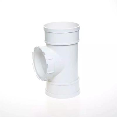 China Pipe Lines Connect Control Tee PVC Drainage Pipe Fittings High Quality Product Plumbing Coupling For Water Drainage for sale