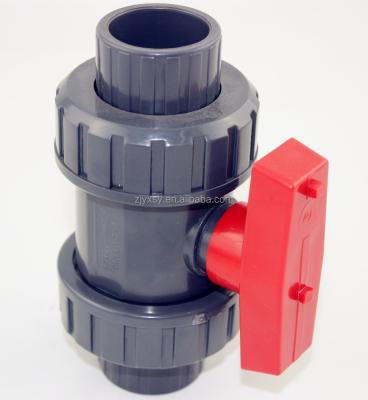 China Industrial PVC DOUBLE UNION BALL VALVE for sale