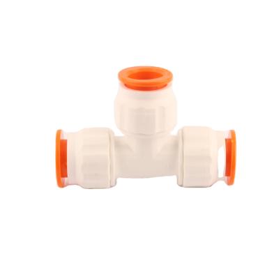 China Hot Selling New Product Quick Water Supply PPR Insert Series Convenient And Quick Connect Tee for sale