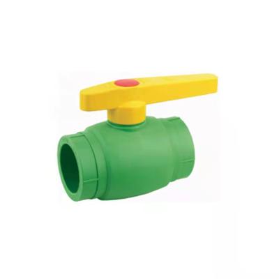 China All-Plastic Plastic + Steel Core PPR Steel Core Ball Valve for sale