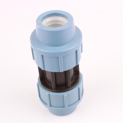 China Pipe Lines Connect 50MM Fitting Accessories Flexible Coupling PP Pipe Fittings Couplings Pipe Connect for sale