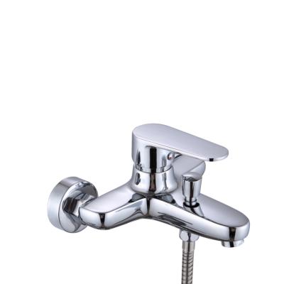 China Without Slide Bar Hot Sale Bathroom Tub Faucet Ceramic Plated Zinc Alloy Mixer Tap for sale