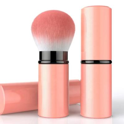 China Angular Blush FYD Custom Cosmetic Brushes Powder Sweep Retractable Makeup Powder Brushes for sale