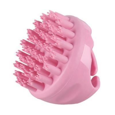 China FYD Wholesale All Natural Hair Scalp Massager Bath Brush Durable Soft Silicone Shampoo Mini Hair Brush for sale