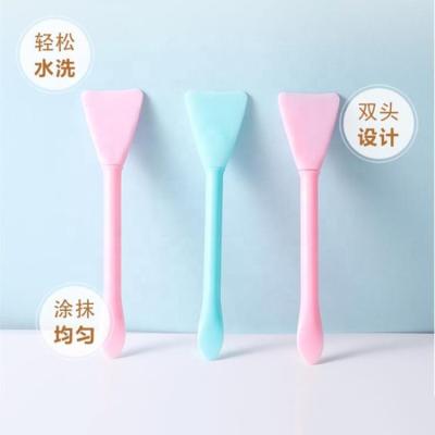 China Angular Blush Lovely Cute FYD Silicone Facial Mud Mask Applicator Brush Clean Tools Wholesale Price Face Mask Brush for sale