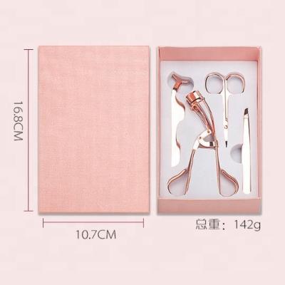 China Multi Color 4 Pcs Eyelash Curler Tool Kit Eyelash Applicator Eyebrow Tweezers Multi Color 4 Pcs Eyelash Curler Tool Kit FYD for sale