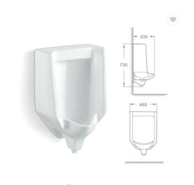 China Wand-Hung Urinal Bowl Ceramic Bathrooms S P Blockiergesundheitliche Waren zu verkaufen