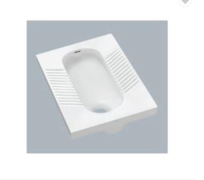 China Bathroom Squat Pan Toilet Ceramic Flush Asian Squat Type Toilet for sale