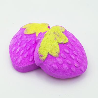 China Natural Ingredient Bubble Bath Bombs Strawberry Customized Organic for sale