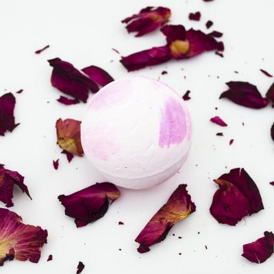 China RTS Factory Custom Bubble Bath Organic Natural Spa Pink Mixed Color Bath Bombs for sale