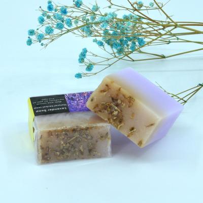 China Custom Handmade Lavender Soap Body Cleaning Face Care Lightening Skin Whitening Natural Herbal Essential Oil toilet soap for sale