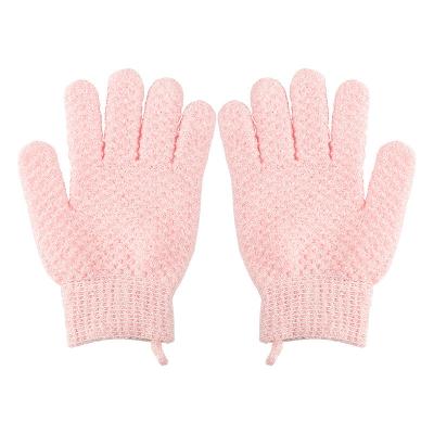 China Exfoliating Five Fingers Shower Glove Scrub  Beauty Spa Massage Bathing for sale