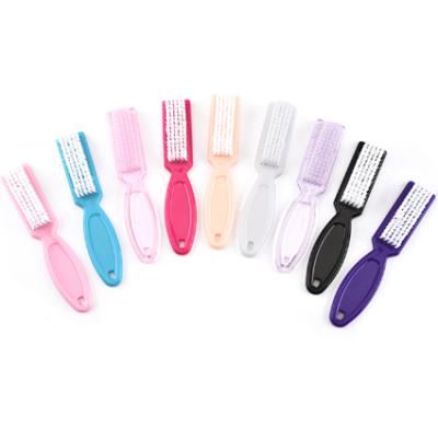 China Nail Art Wholesales Nail Care Brush Plastic Nail Cleaning Brush for sale