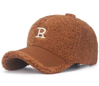 China Wool Sports Fashion Women Girl Winter Warm Baseball Cap for sale