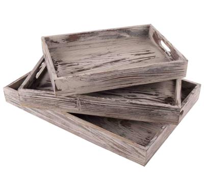 China Sustainable Wooden Tray , Stylish Hot Sale Tea Tray Sushi Snacks Fruit Dish for sale