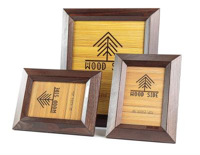 China Good Quality Wooden Hot Selling Wall Mounting Wooden Plywood Photo Frame for sale