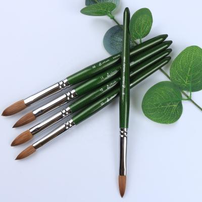 China 2022 Kolinsky Wood Handle NAIL Nail Brush Acrylic Kolinsky Nail Brush for sale