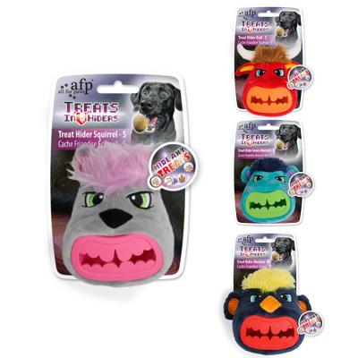 China Viable Hot Sales Rack Up Monster Interactive Plush Dog Toy Treat Hide Iq Food Dispensing Toys Treat Hider Holders For Dogs for sale