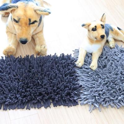 China Sustainable 2021 Factory OEM Polyester Funny Training Play Dog Feeds Nose Mat for sale