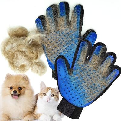 China 2022 New Amazon Amazon Pet Viable Silicone Hair Remover Dog Glove Brush Grooming Massage Tools for sale