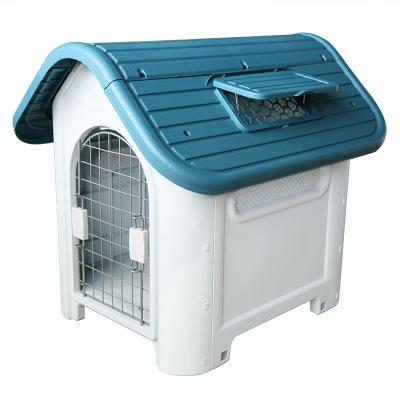 China Durable Durable Plastic Dog Kennel Heavy Dog House Outdoor Pet House Kennel Safe for sale