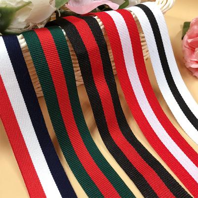 China Recyled 4cm Grosgrain Ribbon Babies Sun Bows Bows Metallic Glitter Grosgrain Ribbon Colorful for sale