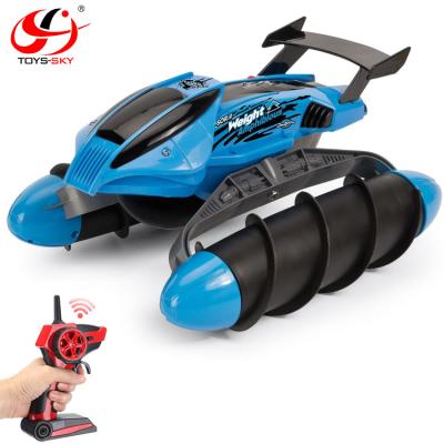 China RC Model 2022 Summer RC Cars Hobby Stunt Deformation Car Amphibious Vehicle 2.4G High Speed ​​Rotation Remote Control Toys For Sale for sale