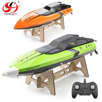 China RC Model 2021 New C168 2.4G 25kM/H Electric High Speed ​​Model Toy For Pools RC Racing Boats and Lakes Automatically 180 Degree Flip for sale