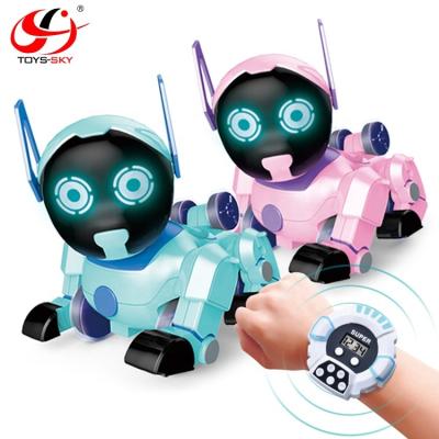 China RC Model Best Selling Smart Sensor RC Stunt Puppy Robot With Watch Smart Induction Radio Control Toys For Kids With Noise for sale