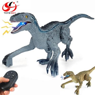 China RC Model Infrared Intelligent Raptor Dinosaur Animal Remote Control Robot Toy Electric Walking Animal Toys For Children for sale