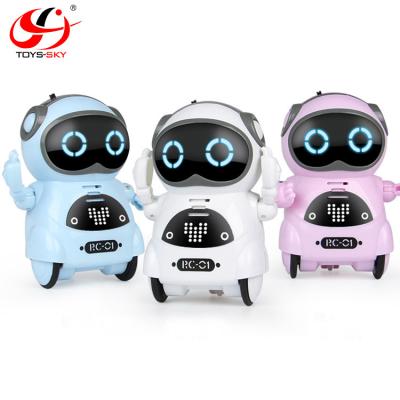 China Battery Operated Interactive Toy Electric Intelligent Talking Dialog Voice Recognition Singing Record Dancing Telling Story Pocket Mini Robot Toys for sale