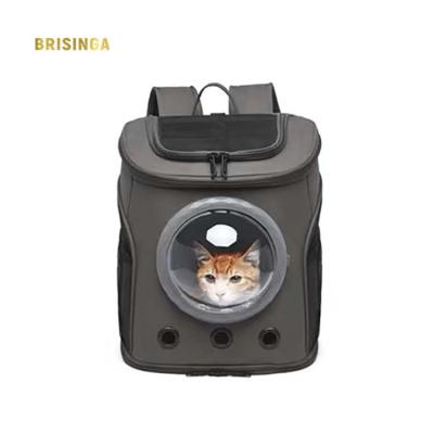 China Breathable Pet Travel Airplane Bag Cat House Pet Carry Bag Canvas Pet Backpack Carrier Bag for sale