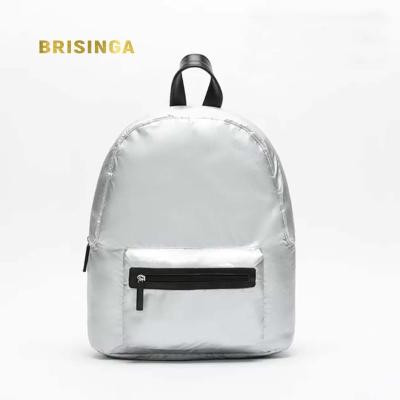 China Fashion waterproof multifunctional sequin school bags unisex nylon waterproof outdoor sports backpacks for women for sale