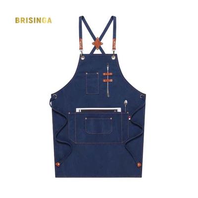 China Drinks/Food Stylist Shear Apron Cotton Hairdressing Apron Hairdressers Aprons Kitchen Cotton Woman for sale