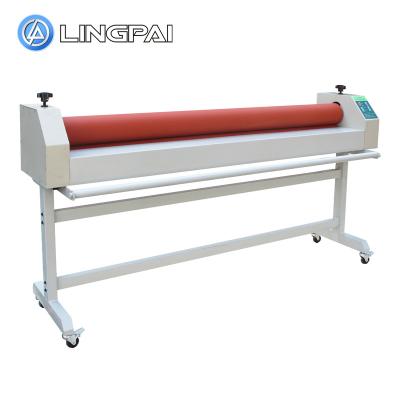 China Lingpai 63inch Wide Format Semi-automatic Laminator with Cold TSD1600 for sale