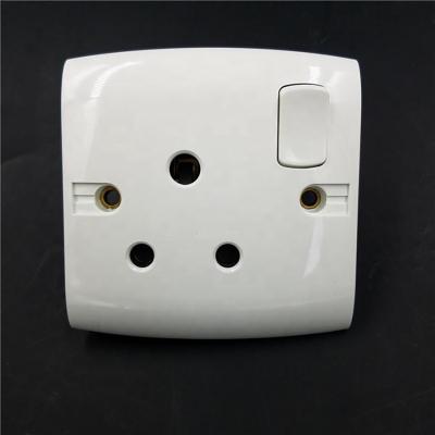 China PC SOKAIi Fashion 86 Type Flush Mount 250v 13a 2 Pin Socket Double Pin Outlet Wall Outlet and Socket for sale