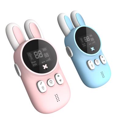 China 22 Channel Kids Boy Girl Gift LCD Show 2 Way Radio Walkie Talkie For Kids Toys 4xAAA Batteries for sale