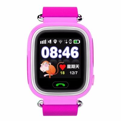 China Smart Kids GPS Navigation Q90 Touch Screen Anti-lost Kid Watch Books Watch 400mah Battery Wrist Watch for sale