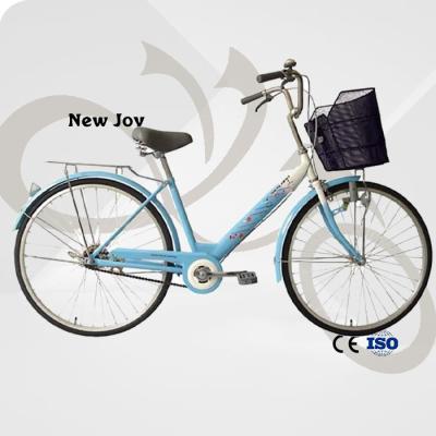 China Hot Sale 26 Inch Carbon Steel Frame Fashion Bicycle City High Bike Women's Steel Cycle Bike For Adult for sale