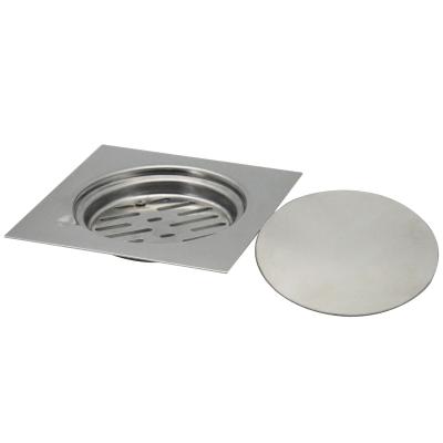 China Hot Selling Stainless Steel Floor Cover Rustproof Square Round Kitchen Floor Drain Insect Repellent Floor Drain for sale