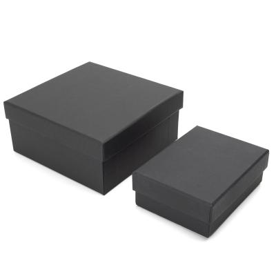 China Large Recyclable Hot Selling Black Square Wholesale Large Gift Box for sale