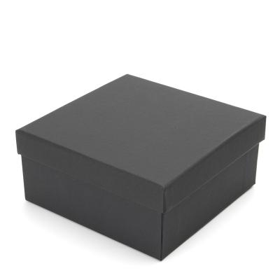 China Recyclable Black Kraft Folding Gift Packaging Box With Logo for sale